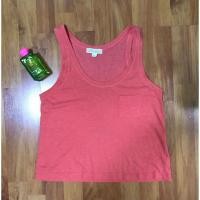 ราคา เสื้อกล้ามครอป สีส้มแสดสดใส Forever21 ไซส์ S (20276671324)