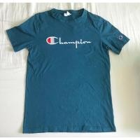 ราคา เสื้อยืด Champion ของแท้ สีเขียวน้ำทะเล ไซส์ youth XL (23961177319)