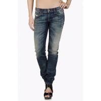 ราคา กางเกงยีนส์ผู้หญิง Diesel Getlegg ขาสกินนี่ สีเข้ม (26258296332)