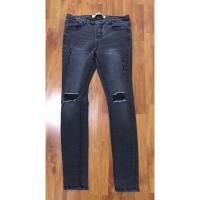 ราคา กางเกงยีนส์ผู้หญิง สีเทาดำ ขาสกินนี่ Denim Co ไซส์ US8 (29611453796)