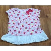 ราคา เสื้อยืดเด็กผู้หญิง ระบายลูกไม้ชายเสื้อ Mikihouse ไซส์120 (28161328639)