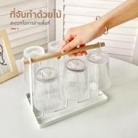 ราคา ที่คว่ำแก้วเหล็ก6ใบ ชั้นวางแก้วน้ำสำหรับห้องครัว (23316566025)