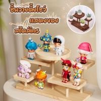 ราคา ชั้นวางโมเดล ชั้นไม้วางโมเดล ชั้นไม้มินิมอล ตู้โชว์โมเดล กล่องใส่ art toy popmart labubu ที่วางโมเดล (29874364723)