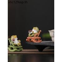 ราคา Lucky Golden Toad เก้าอี้โยกเครื่องประดับกบชาสัตว์เลี้ยงชาเล่นโต๊ะน้ําชาอุปกรณ์พิธีชงชาเดสก์ท็อปตกแต่ง Niche Creative (44557894427)