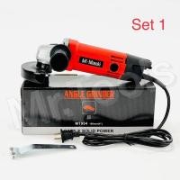 ราคา เครื่องเจียรไฟฟ้า หินเจียร ลูกหมู4นิ้ว Masaki 1050W มอเตอร์ทองแดง พร้อมอุปกรณ์ครบวงจร (22848843395)