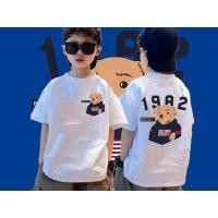 ราคา จัดส่งจากประเทศไทย พร้อมส่ง เสื้อยืดเด็กคอกลม แขนสั้น คอกลม เสื้อยืดเด็กพิมพ์ลายหมี ผ้าคอตตอน 100 (50207920581)