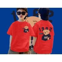 ราคา Beverly Hills Polo Club แขนสั้น คอกลม เสื้อยืดเด็กพิมพ์ลายหมี ผ้าคอตตอน 100 90 150ซม อายุ 3 12 ปี (54907810443)