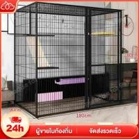 ราคา พื้นที่ว่างขนาดใหญ่ ป้องกันไม่ให้สัตว์เลี้ยงหลบหนี กรงแมว คอกกั้นสัตว์เลี้ยง กรงแมวขนาดใหญ่ กรงแมวแ (43208673116)