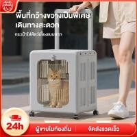 ราคา รถเข็นสัตว์เลี้ยง กระเป๋าใส่สัตว์เลี้ยงแบบพับได้สำหรับแมว กล่องระบายอากาศสำหรับแมวและสุนัข (43965136391)