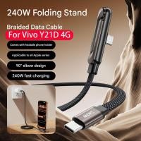 ราคา LKYY USB C ถึง Type C 240W ผู้ถือที่มองไม่เห็น Charger ดัดผู้ถือโทรศัพท์ 2 in 1 Fast CHARGING Data CABLE สําหรับ Vivo Y21D 1 5M ประเภท C FAST CHARGING CABLE (54106733077)