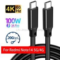 ราคา LIKAIYUE 2 M 3 M 5 M USB3 2 Gen2 Usb3 2 Gen2x2 สาย PD 100W ประเภท C ถึง USB C สายเคเบิลข้อมูล 20Gbps Tranfer 4K 60Hz สําหรับ Redmi Note14 5G 4G ประเภท C fast CABLE (58005769971)