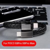 ราคา LIKAIYUE สร้อยข้อมือสายชาร์จ USB กลางแจ้งแบบพกพาหนัง Mini Micro USB C สายชาร์จข้อมูลสําหรับ POCO X8Pro X8ProMax สาย USB C ชาร์จเร็ว (48857720871)