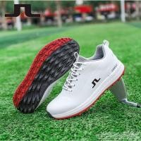 ราคา รองเท้ากอล์ฟ J Lindeberg ใหม่ สำหรับผู้ชาย ทนน้ำ ป้องกันลื่น และระบายอากาศได้ดี (47753245429)