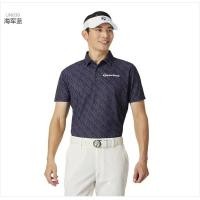 ราคา Taylor May Golf Clothing Mens Top Summer Breathable Print Golf Short Sleeved POLO Shirt (29343790747)
