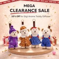 ราคา TEDDY HOUSE Aroma Teddy ตุ๊กตาหมีหอมอโรม่า ของขวัญ น้ำหอมในบ้านรถยนต์ สายคล้องปรับสายได้ รวมชุดหมี (24033570063)