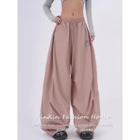 ราคา Quick drying fabric jazz dance sports pants กางเกงกีฬาขากว้างแบบผูกเชือกแห้งเร็วสำหรับฤดูร้อน (40963886392)