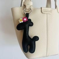 ราคา กระเป๋าจี้พวงกุญแจหนังแท้กวาง เครื่องประดับน่ารักสำหรับการตกแต่ง (49004949411)