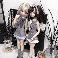 ราคา เสื้อผ้าเดียวไม่รวมตุ๊กตา BJD 1 4 azone Polka Dot Doll Dress (47308585738)