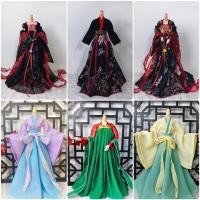 ราคา เครื่องแต่งกายโบราณ30ซม ตุ๊กตาบาร์บี้เด็กอ้วน BJD ทหารของเล่นแต่งตัวสาวโบราณเสื้อผ้าตุ๊กตา1 6 (28219630766)