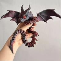 ราคา 3D การพิมพ์ปีก Flying Dragon Pterodactyl ชุดเครื่องประดับสร้างสรรค์รูปของขวัญมังกรจีน Creative (43278203992)