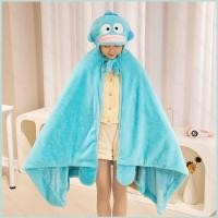 ราคา Sanrio Hangyodon Plush Hoodie ผ้าห่มเสื้อคลุม 3IN1 หมวกผ้าพันคอถุงมืออุ่นเท้าของขวัญฤดูหนาวสําหรับสาวตกแต่งบ้าน (57902623296)