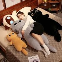 ราคา การ์ตูนการ์ตูนแมวหมอนยาวของเล่นตุ๊กตาแมวดําตุ๊กตาสาวนอนหมอนยาว แร็กดอลล์ Ragdoll Cat Plush (50550913845)
