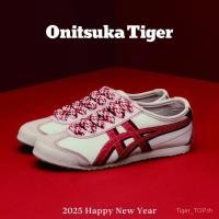 ราคา Onitsuka Tiger Mexico 66 Year of the Tiger รองเท้าลำลองสีแดงเบจ มีสไตล์ (52507816105)