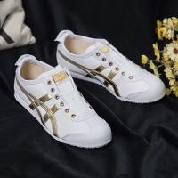 ราคา 2025NO 1 ใหม่ Tiger รองเท้าสําหรับชายเม็กซิโก 66 Slip On ผ้าใบผู้หญิงกีฬารองเท้าผ้าใบ Unisex วิ่ง Jogging รองเท้าสีขาว GoldCasual รองเท้า XFAY (52657721893)