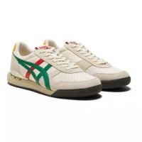 ราคา Onitsuka Mens and Womens Lightweight Slip On Sports Casual Shoes Ultimate 81 Former Breathable Flat Shoes รองเท้าสีขาวคู่สําหรับผู้ชายและผู้หญิง 76QH (45107836686)