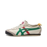ราคา Onitsuka Tiger MEXICO 66 Retro Classic Low Top สำหรับทั้งผู้ชายและผู้หญิง สีเบจผสมเขียว DL408 168 (56157726069)