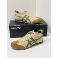 ราคา รองเท้า Onitsuka Slip On หนังแท้ สีเบจและสีเขียว (52507816151)