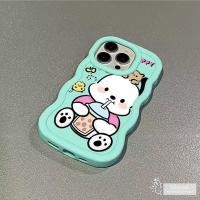 ราคา Pacha สุนัขนมชาเคสโทรศัพท์สําหรับRealme Narzo N65 N63 N55 N53 70 70X 60 Pro 60X 50 50 50A 50i Prime 30A 20 10 Q5i 5G 4G 3D Wave Matteปลอกน่ารักการ์ตูนสีทึบปกหลัง (52757268768)