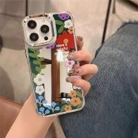 ราคา Ins สไตล์ล้อมรอบด้วยดอกไม้กระจกเคสโทรศัพท์สําหรับ Huawei Pura 70 Pro Plus Ultra P60 P50 P40 P30 Pro Mate 70 60 50 40 30 Pro Plus 50E 40E 30E Pro ปกอ่อนชุบปลอก (29672976510)