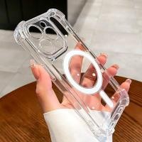 ราคา สําหรับ Vivo X50 X30 Pro Y90 V7 Plus V7 V5 Lite Plus V5S V15 Pro Nex AS หรูหราไร้สายชาร์จกันกระแทกเคสโทรศัพท์นุ่มโปร่งใส Magnetic Charger ปลอกกันชนฝาครอบ (27650823184)