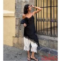 ราคา Topone Women Long Camisoles Tops สปาเก็ตตี้สไตล์ลูกไม้ Trim Casual Tank Tops (52807483406)