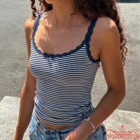 ราคา Topone ผู้หญิงลูกไม้trim Camiเสื้อแขนกุดเปิดหลังUคอเสื้อกล้าม (29727253732)