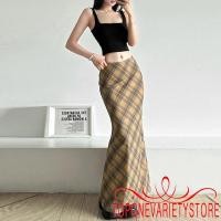 ราคา Topone ผู้หญิงกระโปรงยาวลายสก๊อตแพคเกจสะโพกกระโปรงvintage Slim FITกระโปรงStreetwear (19894558956)