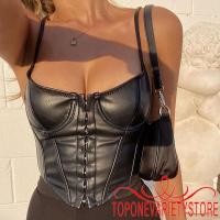 ราคา Topq women tidding Corset Sexy Low cut Bustier Sling Top (6658761106)
