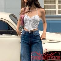 ราคา Topone เสื้อชั้นในสตรี แฟชั่นเสื้อกล้ามสั้นเปลือยหลังลูกไม้สีขาวสไตล์เกาหลี (15297453898)