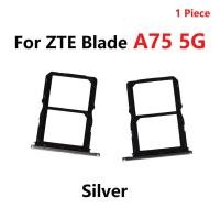 ราคา ถาดซิมการ์ดสําหรับ ZTE Blade A75 5G Micro SIM Card Tray Holder Reader SD Card Replacement (48358188764)