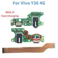 ราคา USB แท่นชาร์จพอร์ต Charger Connector สําหรับ vivo Y36 4G เมนบอร์ดหลัก Flex Cable (26884335117)