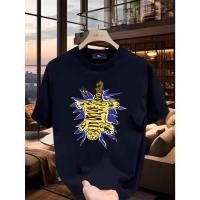 ราคา เสื้อยืดแขนสั้นลายเสือโคร่งแบบนามธรรม เหมาะสำหรับสวมใส่ทุกวันในสไตล์สตรีทแวร์และการแต่งตัวลำลอง (51758337227)