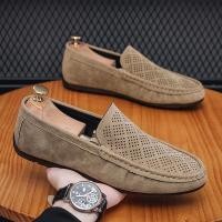 ราคา Peas รองเท้าผู้ชาย Breathable Hollow Casual อินเทรนด์รองเท้าผู้ชาย One Pedal Loafers ผู้ชาย 2024 ฤดูร้อนสไตล์ใหม่ 4 13 (57008730799)