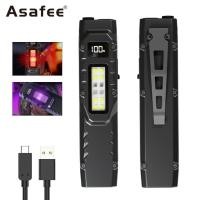 ราคา Asafee V007 ไฟฉาย 1200LM ที่มีประสิทธิภาพ 1000mAh พ็อกเก็ตกันน้ํา IPX44 มัลติฟังก์ชั่นมินิไฟฉายทํางาน (27928717038)