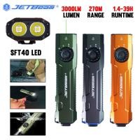 ราคา Jetbeam E26Pro ไฟฉายสำหรับยุทธวิธี 3000LM SFT40 โคมไฟคู่ EDC เลเซอร์สีเขียว พกพาได้ดี แสงสว่างจัด (50201134161)