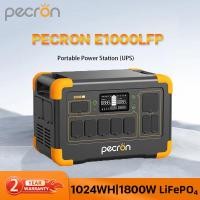 ราคา ส่งไว เก็บปลายทางได้ PECRON E1000LFP Portable Power Station 1800W 1024Wh แบตสำรองพกพา แบตสำรองไฟ 220Vของแท้รับประกัน2ปี (26173670272)