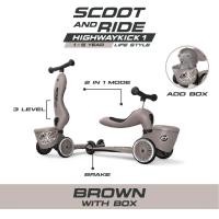 ราคา รุ่นใหม่ ของแท้ประกัน2ปี Scoot Ride Highway Kick 1 Lifestyle Brown มาพร้อมลวดลายกราฟฟิคสุดเท่ (42250684454)