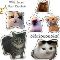 ราคา แมวน่ารัก Meme Oiiaioooiai พร้อมเสียงตุ๊กตาพวงกุญแจจี้ 500 ชิ้น Emoji Cat Diy สติกเกอร์ (52555234162)