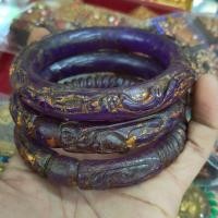 ราคา กำไลข้อมือสมเด็จหยกสีม่วง กำไลหยกจักรพรรดิ์สมเด็จพุทธาจารย์โตกรึวังหน้า (16190871400)