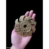 ราคา เหล็กไหลท้องปลาไหล กงจักรสีทอง ขนาด10cm อาวุธประจำกายพระนารายณ์ (19966937741)